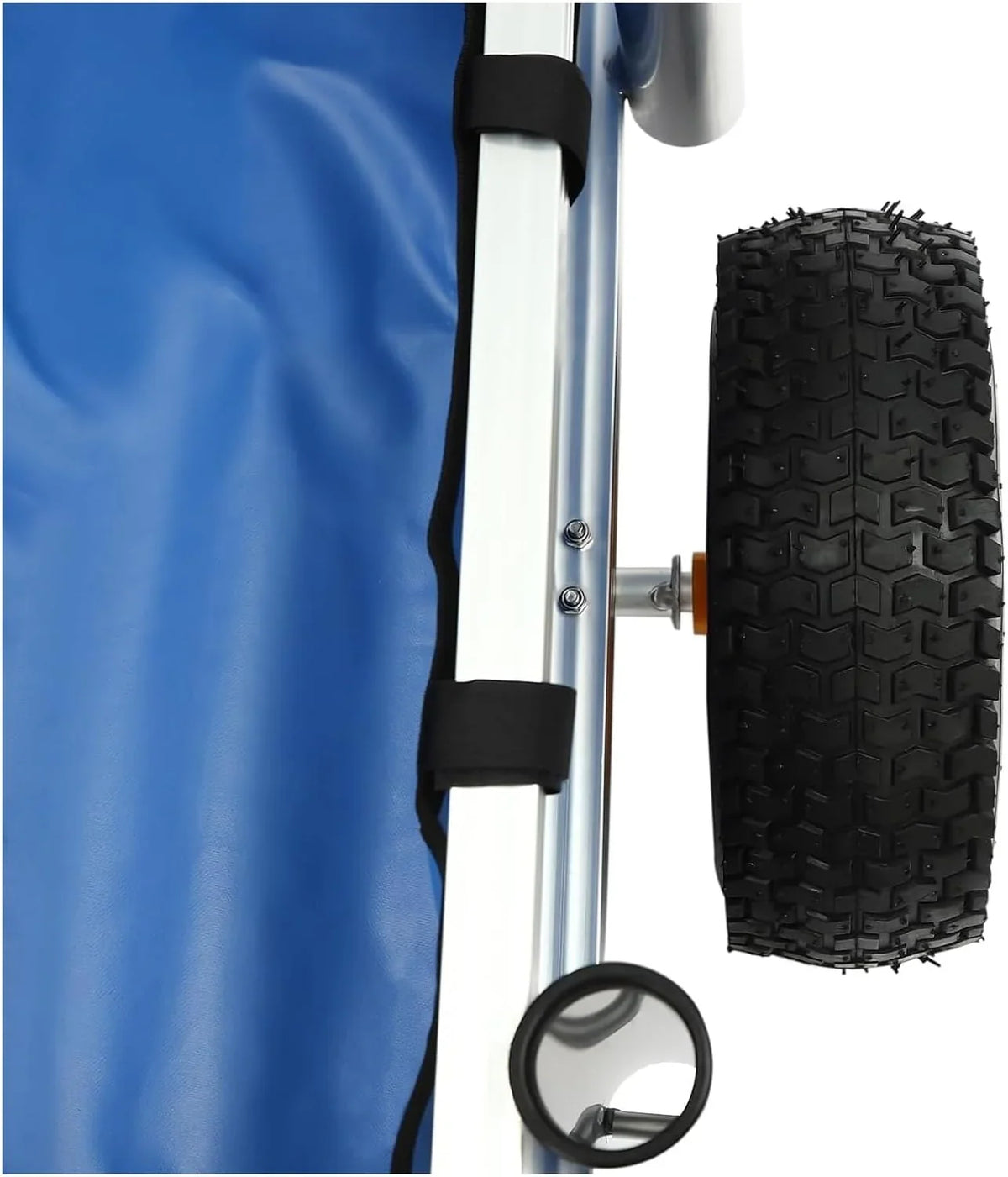 Fishing Cart, Pneumatic Tires, Beach Trailer with Large Cargo Basket, 176lbs Load Capacity, 35.4 * 15.7 * 9.8in Beach Cart Wagon,for Picnic