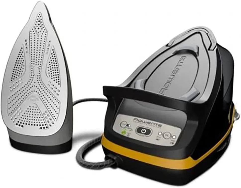 Steam iron, 2200 watts, 1100 milliliters, black/yellow