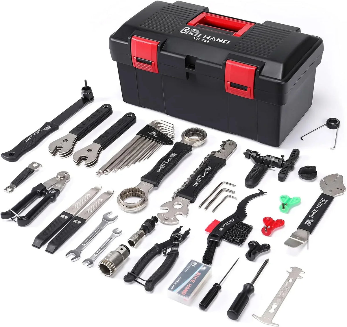 Bike Bicycle Repair Tool Kit 34 Piece Multi Tool Bicycle Maintenance Set for Road Bikes and Mountain Bikes with Tool Box