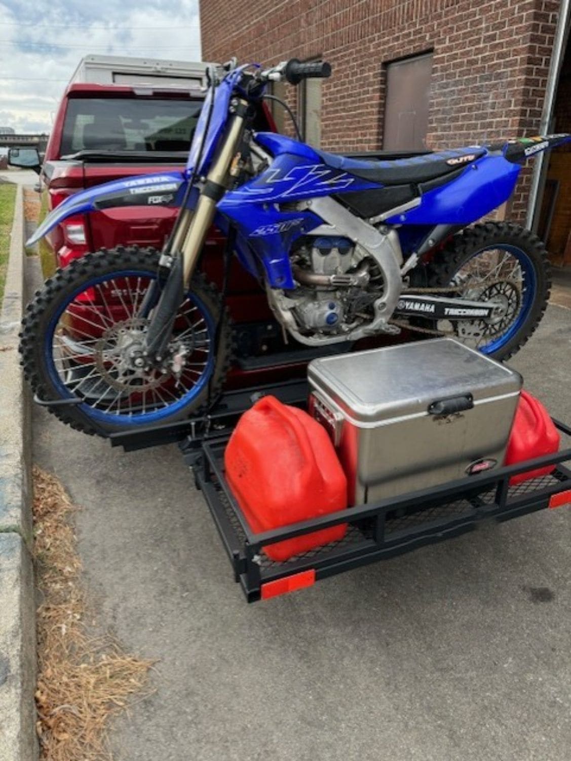 Cargo Carrier add on to Mountain Lion Motorcycle Carrier