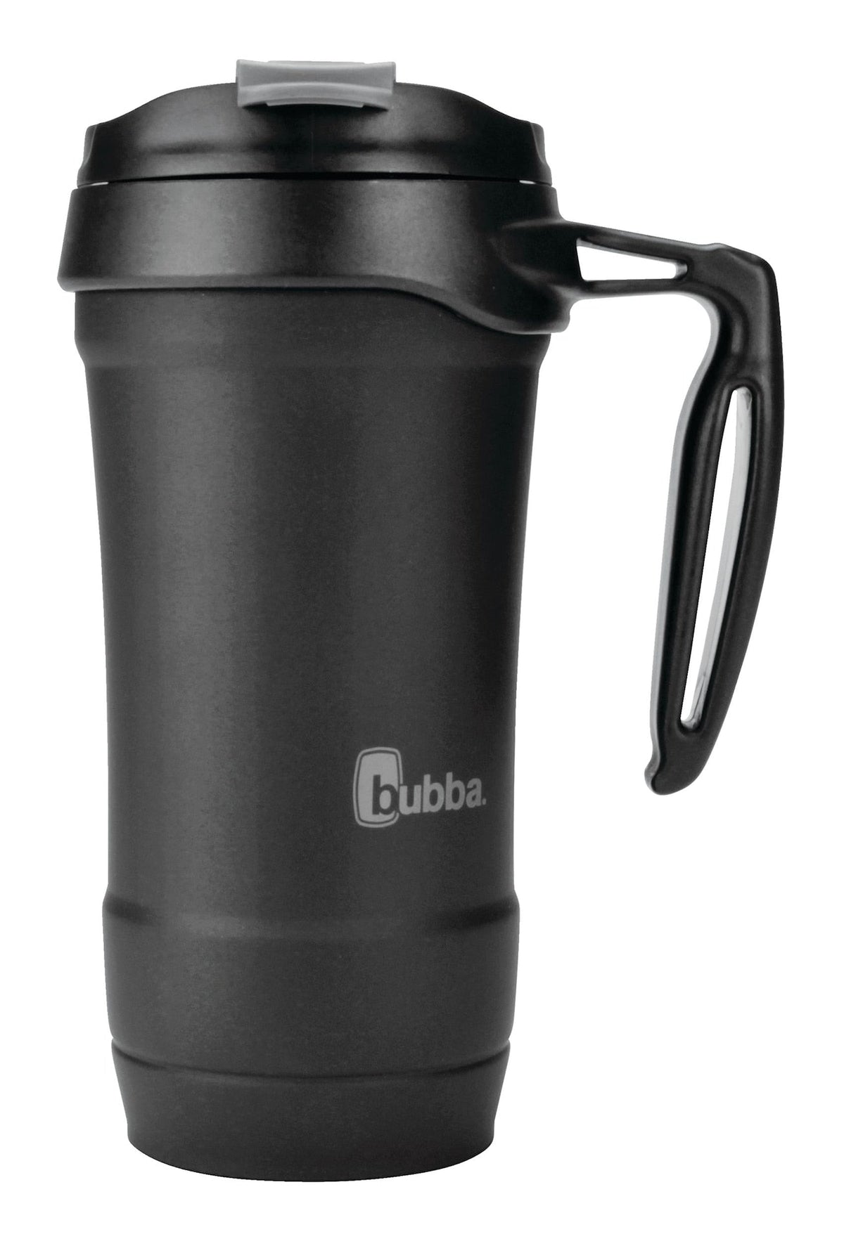 Hero Stainless Steel Insulated Travel Mug with Handle, Rubberized Licorice, 18 oz