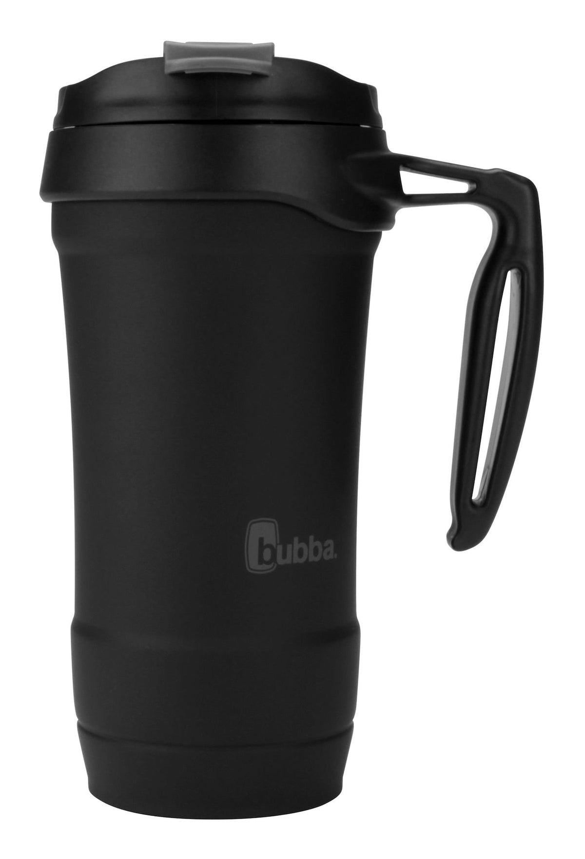 Hero Stainless Steel Insulated Travel Mug with Handle, Rubberized Licorice, 18 oz