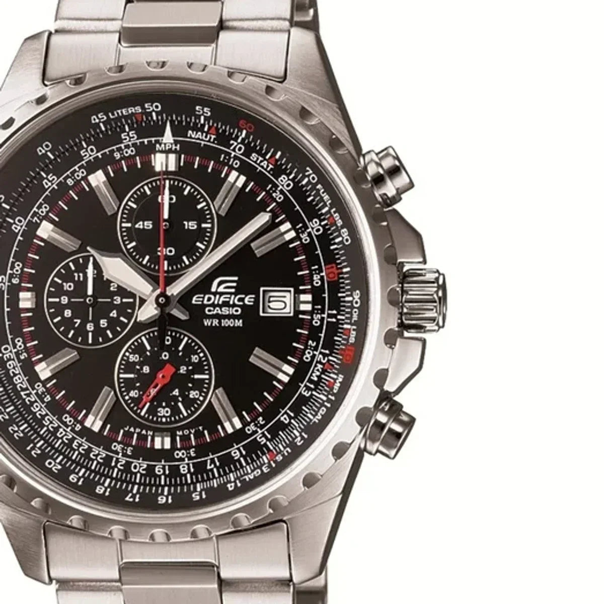 Casio Edifice Black Dial Men's Watch