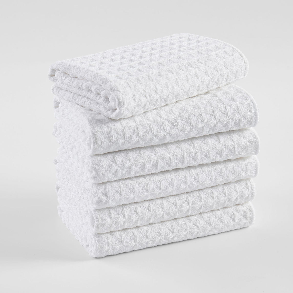Waffle Microfiber Kitchen Dishcloths, 16-in x 19-in, 6-pk