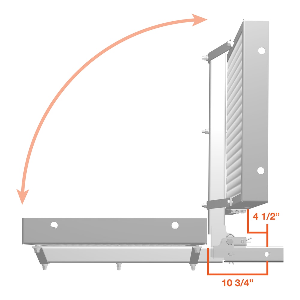 18100 Aluminum Tray-Style Cargo Carrier