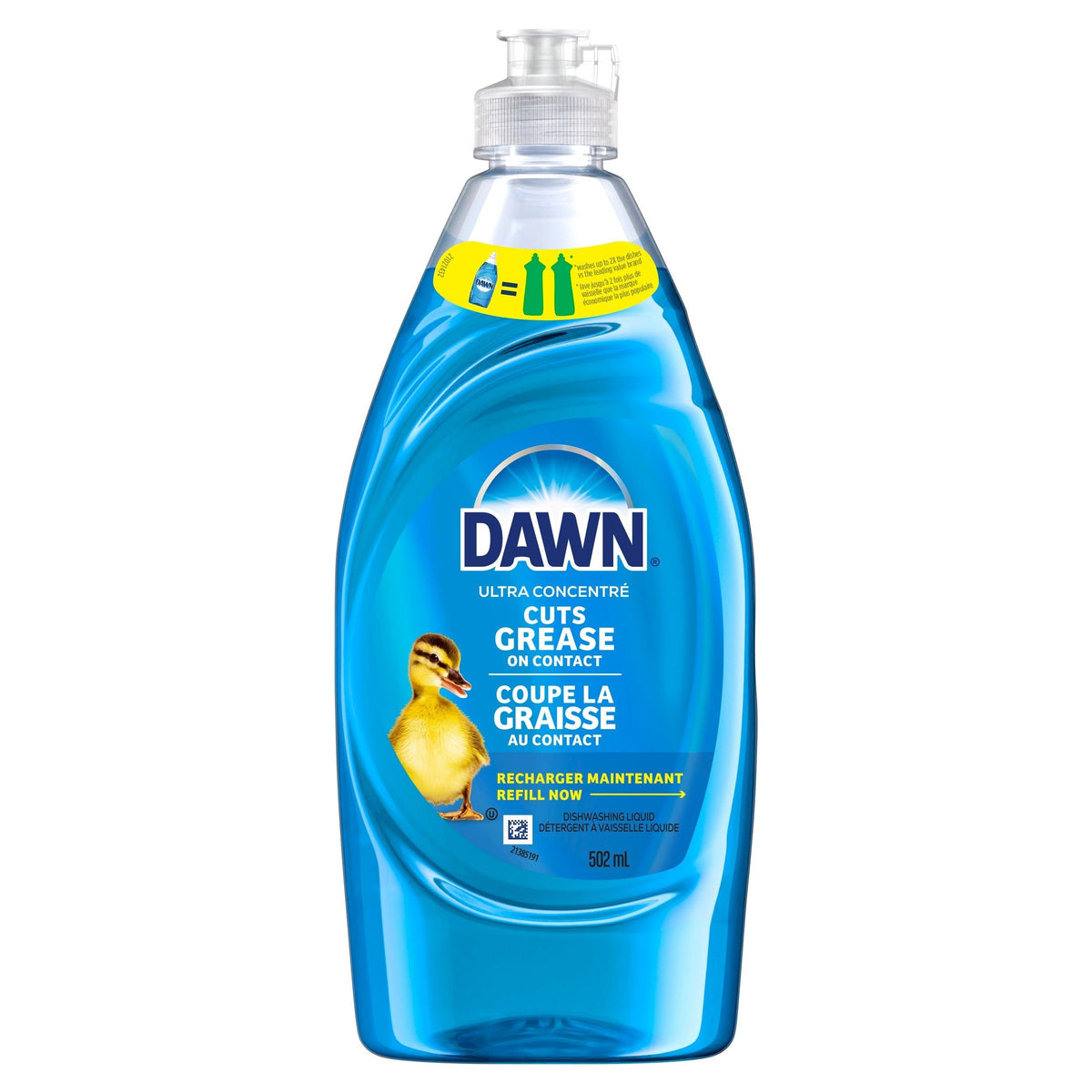 Ultra Concentrated Liquid Dish Detergent, Original, 502-mL