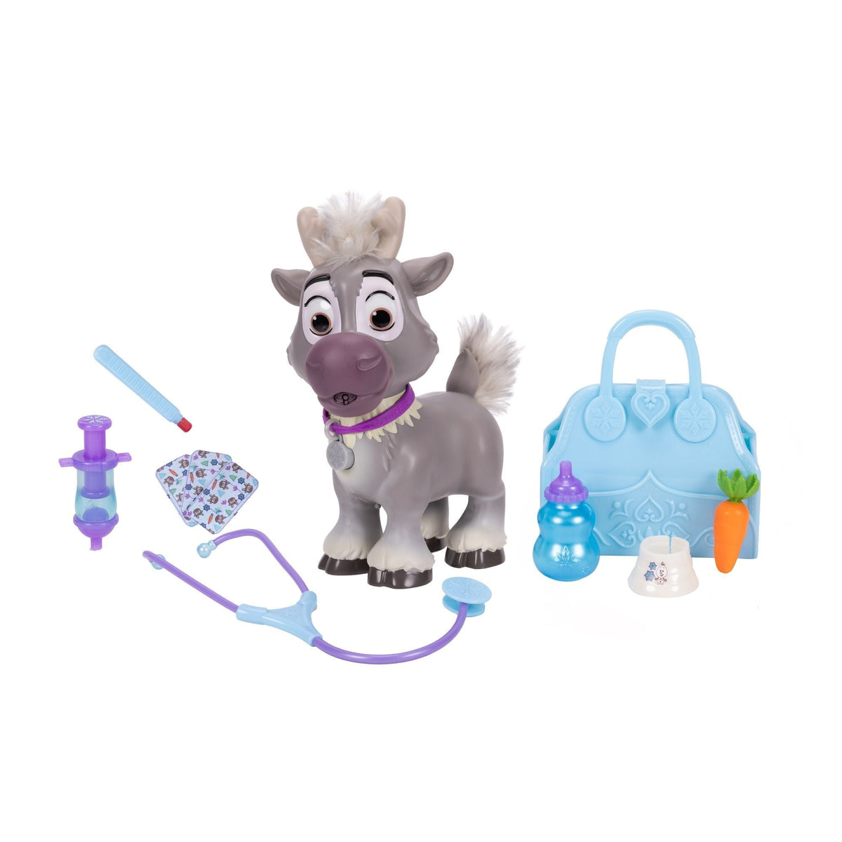 Frozen Young Sven Interactive Care Kit with Reindoor Toy and Accessories