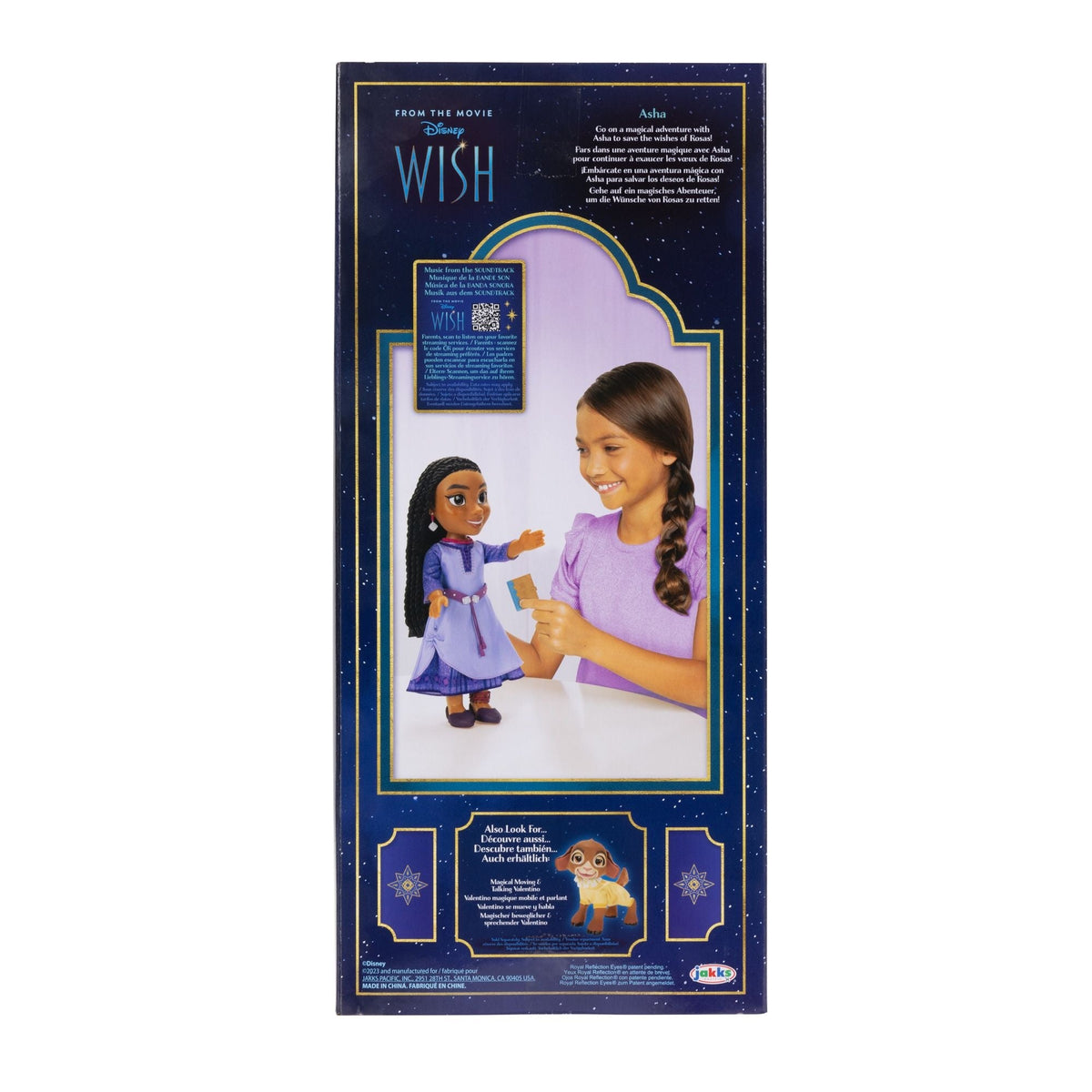 Wish Asha Core Collectible Doll, Large 14-in Toy Figure for Kids, Ages 3+
