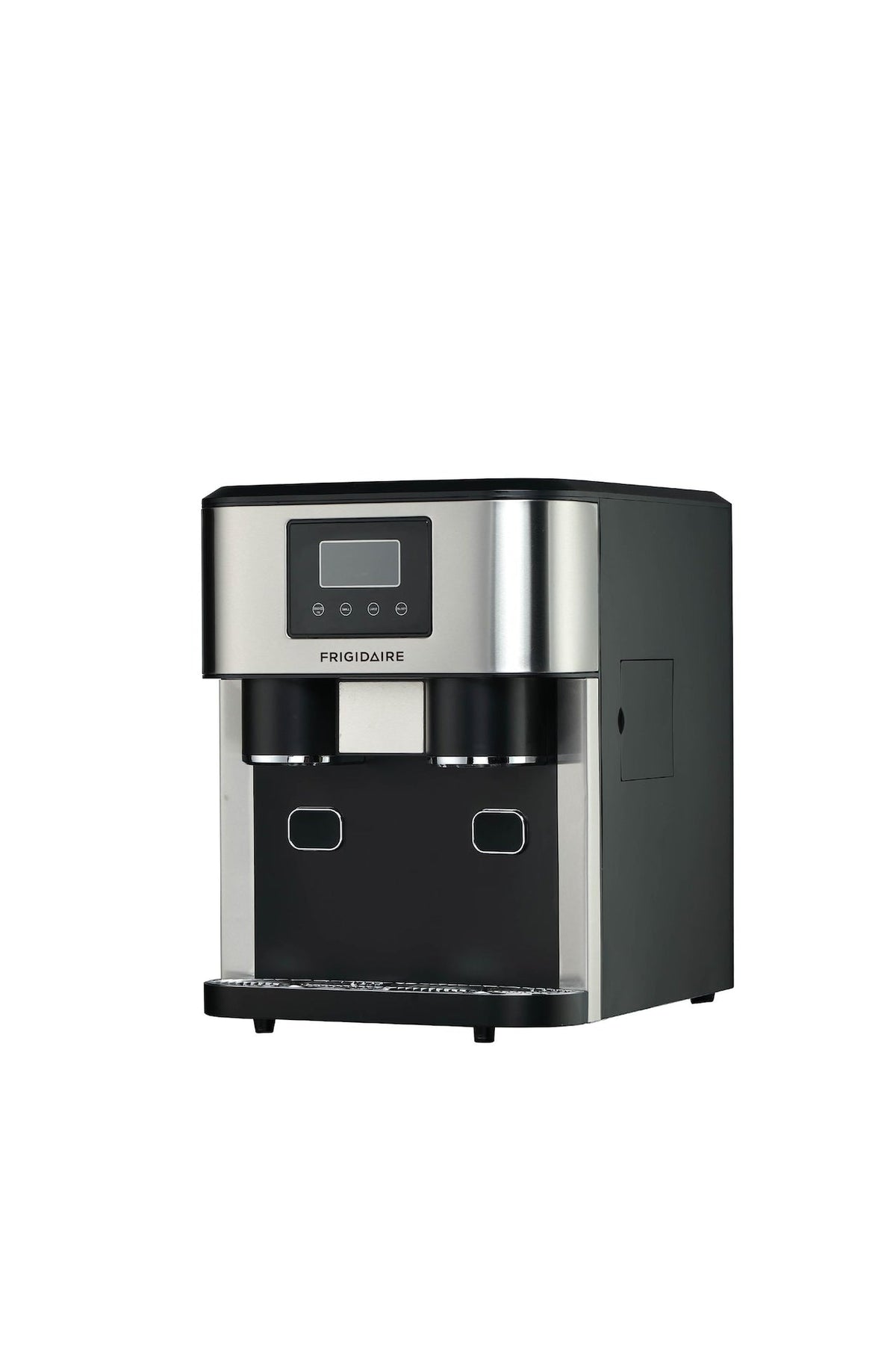 3-in-1 Compact Countertop Water Dispenser & Ice Maker with LED Display, 33-lb Ice/Day, Stainless Steel