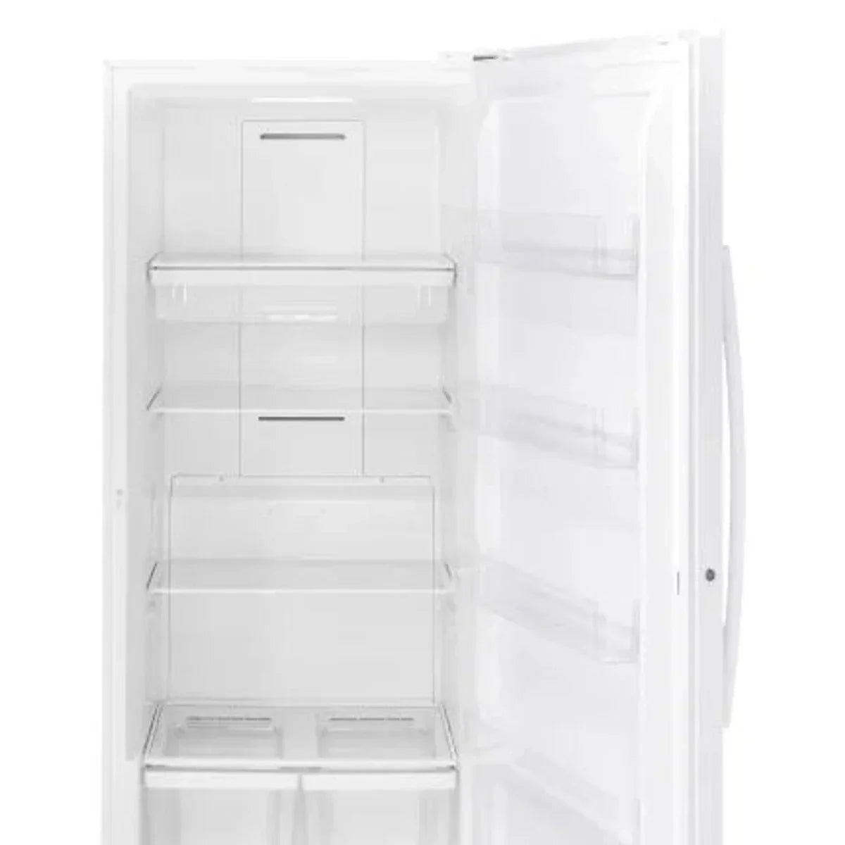21.3 cu. ft. White Upright Freezer with Exterior Adjustable Temperature Control