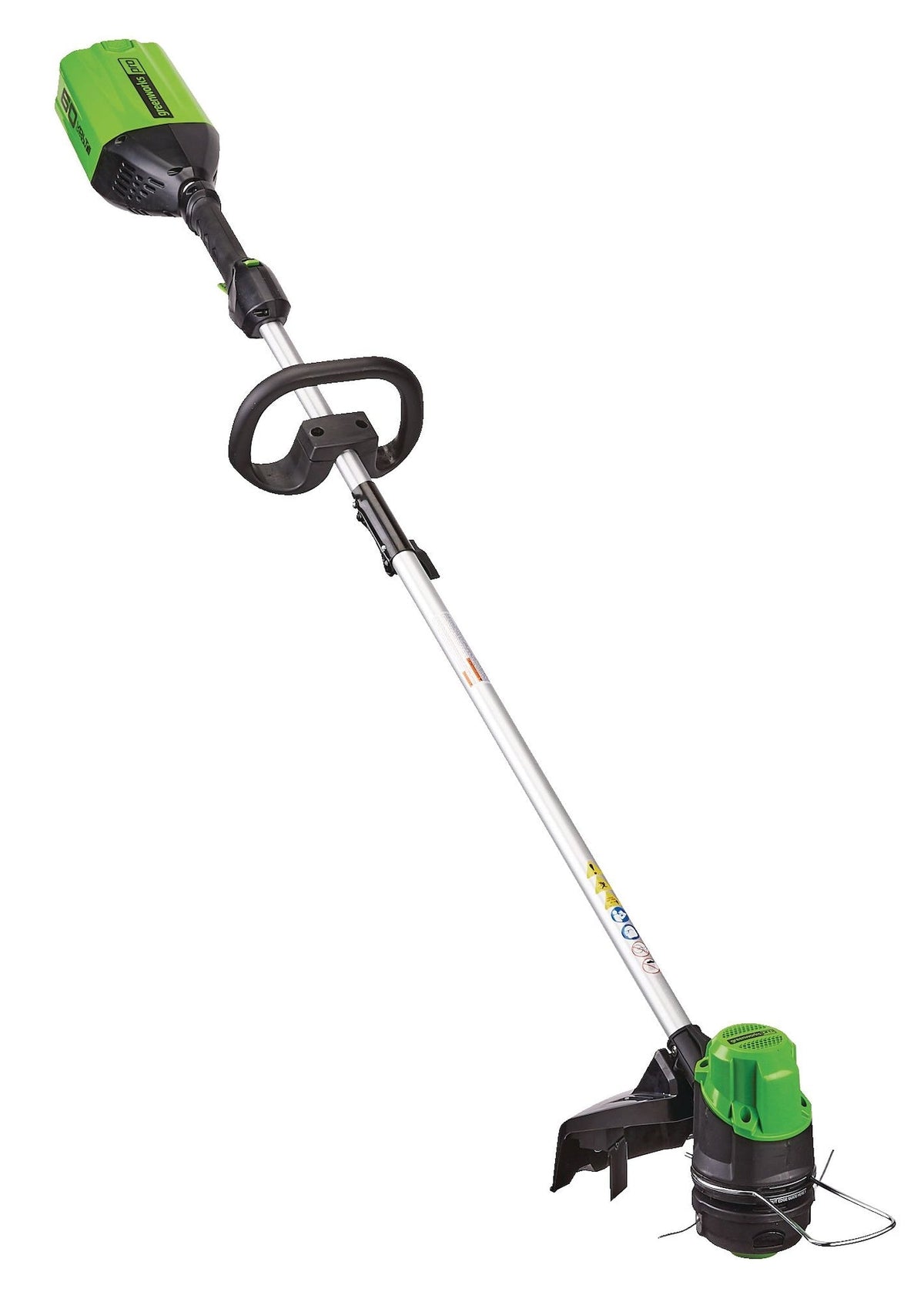 2-in-1 60V 4Ah Battery, Cordless Push Lawn Mower + String Trimmer, 17-in + 13-in