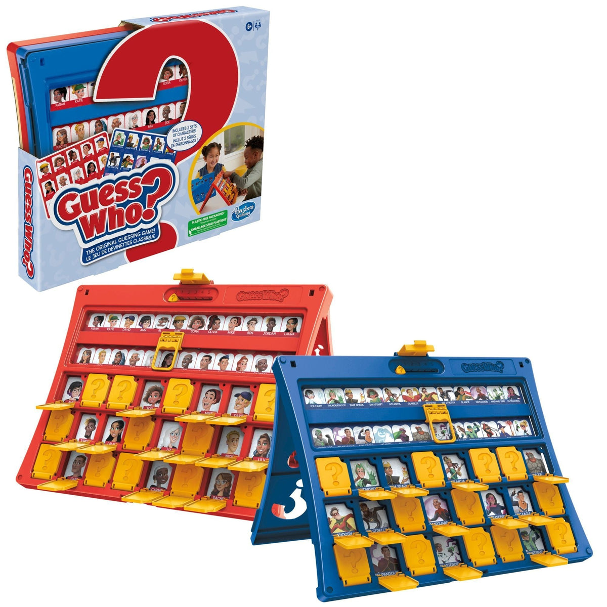 Games Guess Who 2.0 2-Player Game, Ages 6+