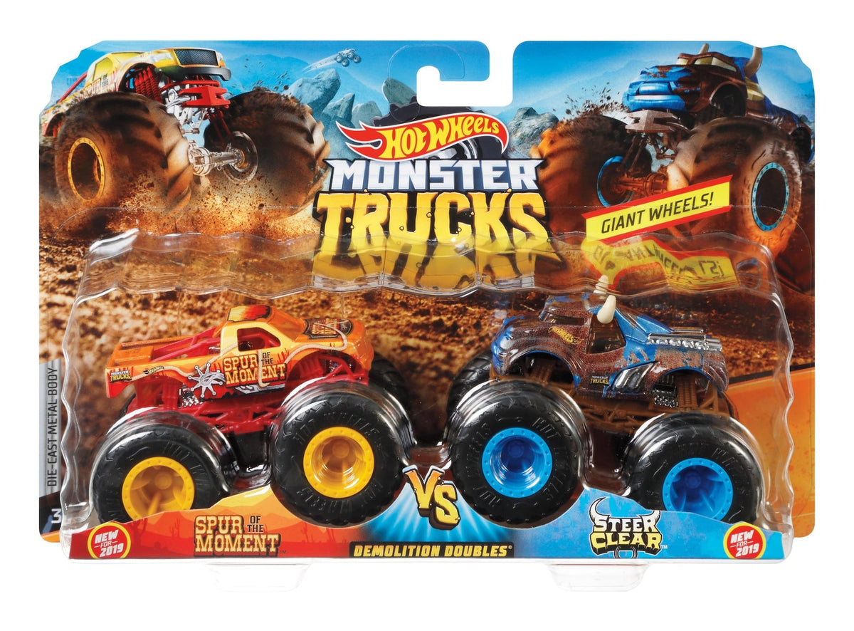 Monster Trucks Demolition Doubles - Spur Of Moment vs. Steer Clear, Ages 3+