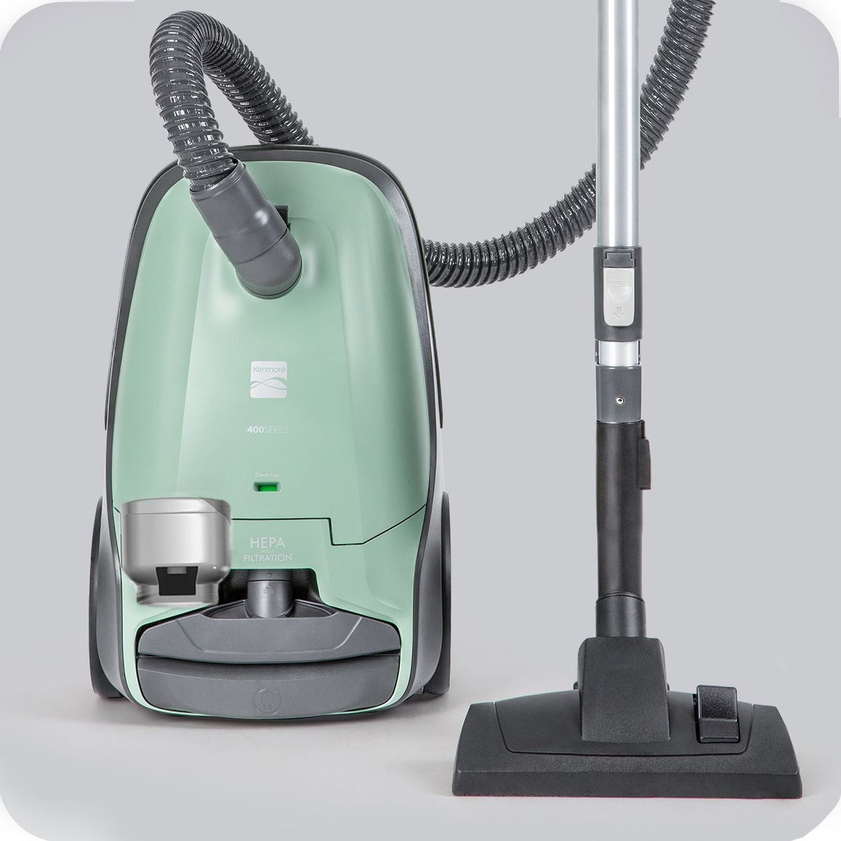 400 Series HEPA Multi-Surface Bagged Corded Canister Vacuum, 14-in, 12A