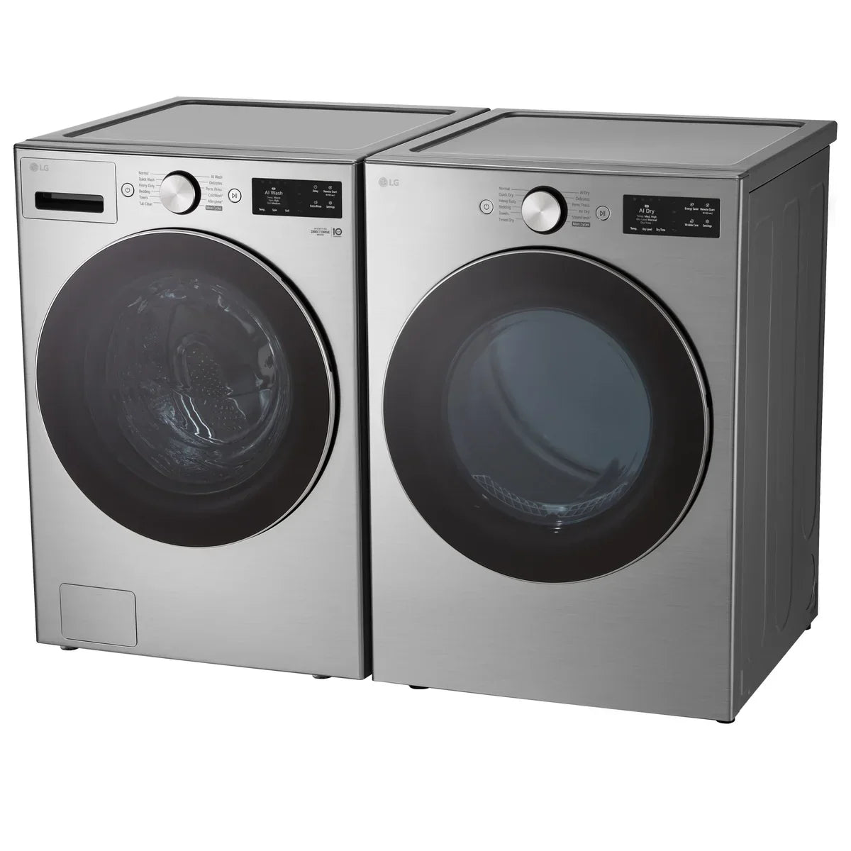 Laundry Bundle 5.8 cu ft. Front Load Washer and 7.4 cu ft. Electric Dryer