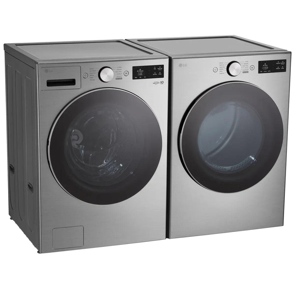 Laundry Bundle 5.8 cu ft. Front Load Washer and 7.4 cu ft. Electric Dryer