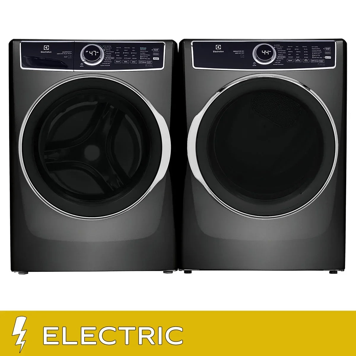 Laundry Bundle 5.8 cu ft. Front Load Washer and 7.4 cu ft. Electric Dryer