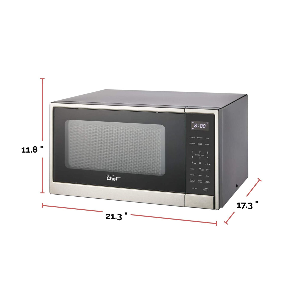 Microwave, Stainless Steel, 1.3-cu-ft