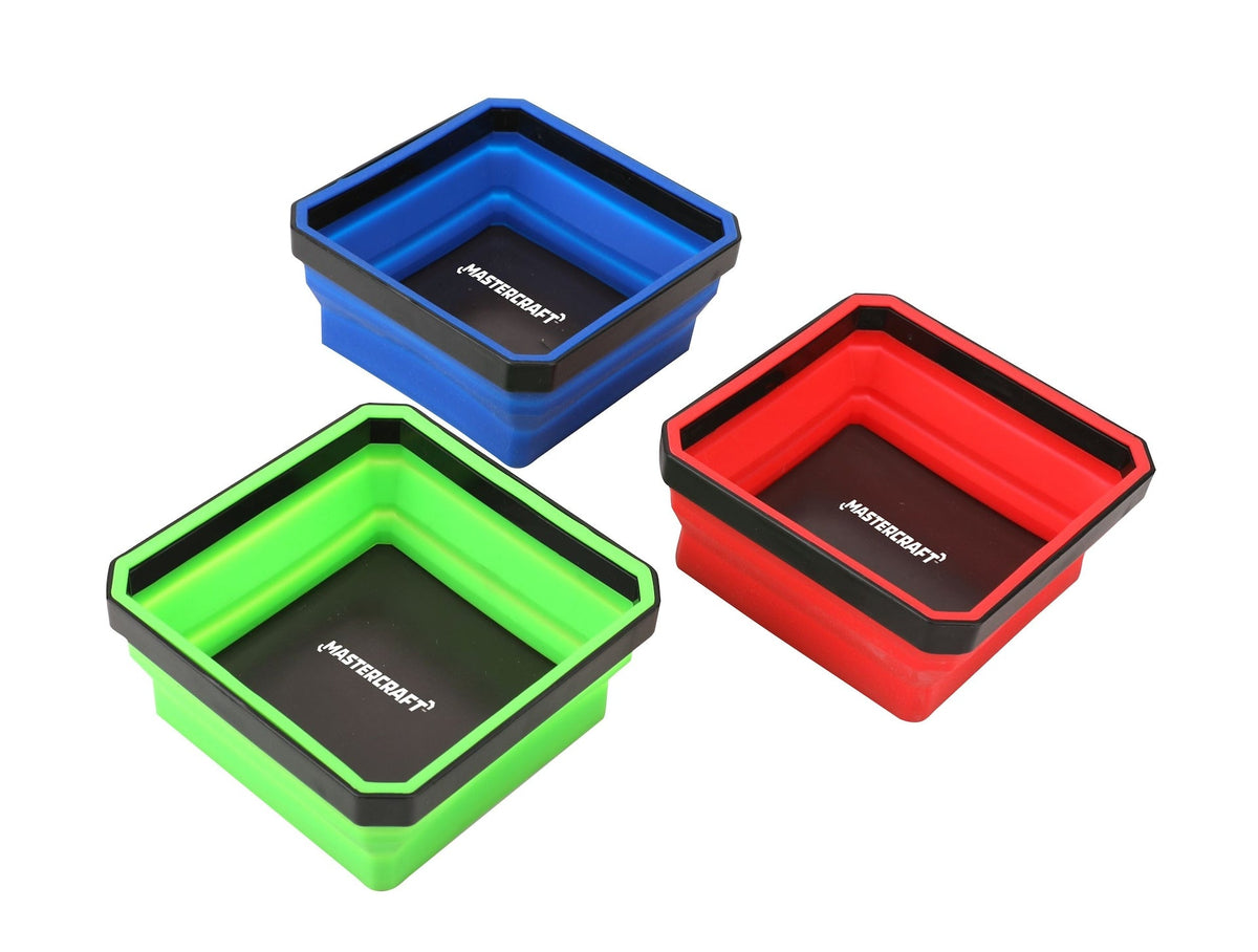 3 Piece Collapsible Magnetic Parts Tray
