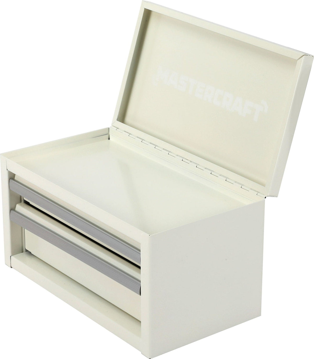 Mini Toolbox with 2 Drawers, New White
