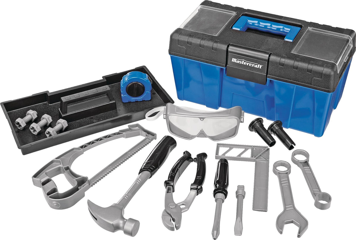 Toy Tool Box withAccessories For Kids, 18 pc, Age 1+