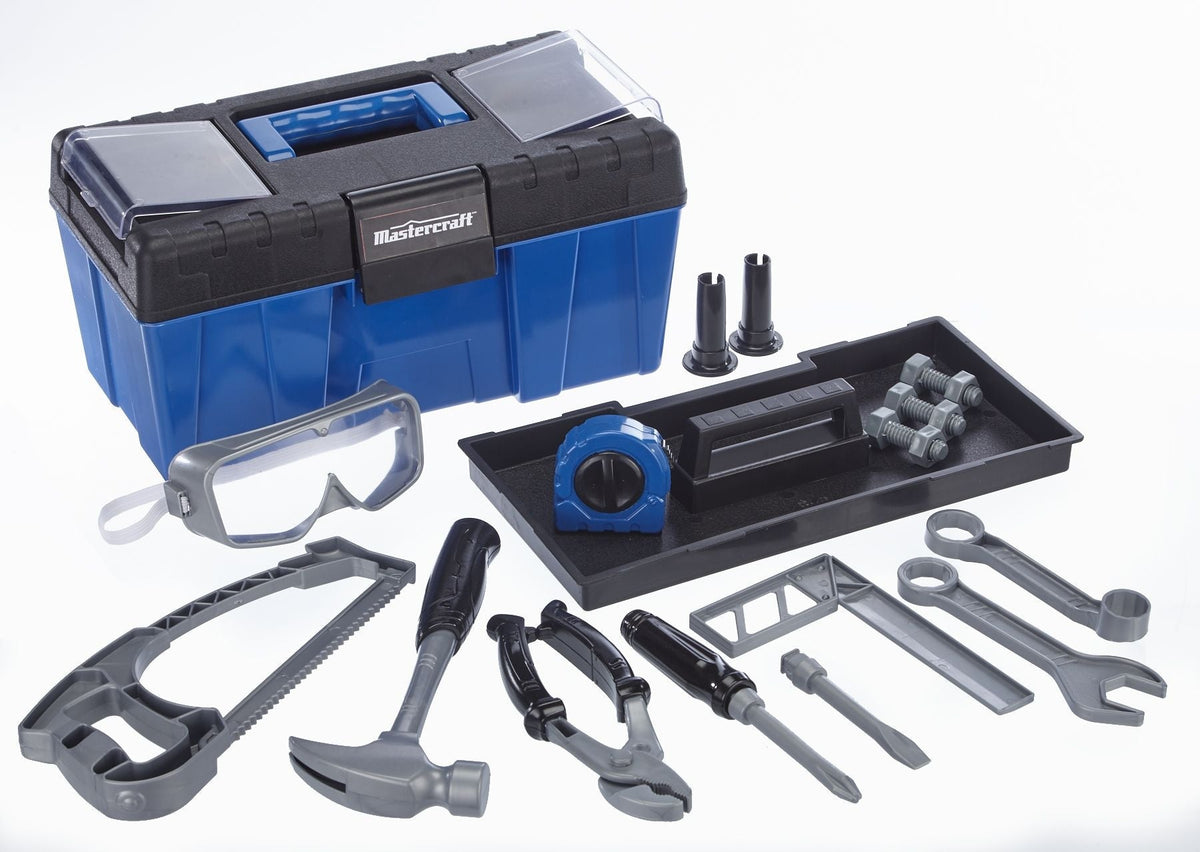 Toy Tool Box withAccessories For Kids, 18 pc, Age 1+