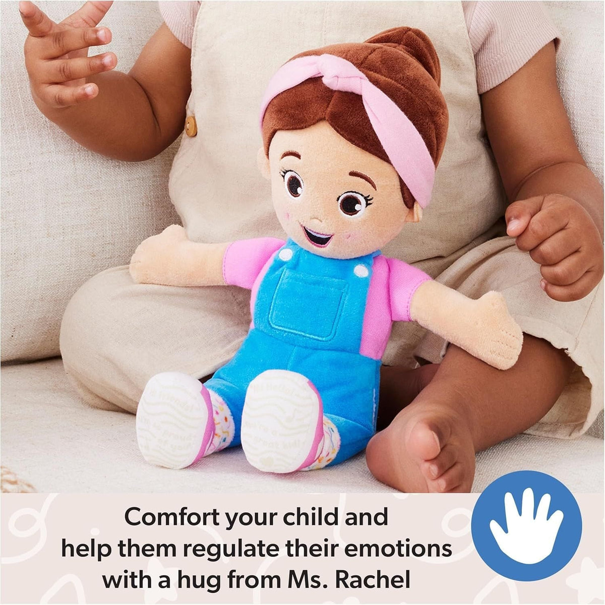 Cuddle & Comfort Doll 11-in Premium Plush, Ages 6 Months to 3+