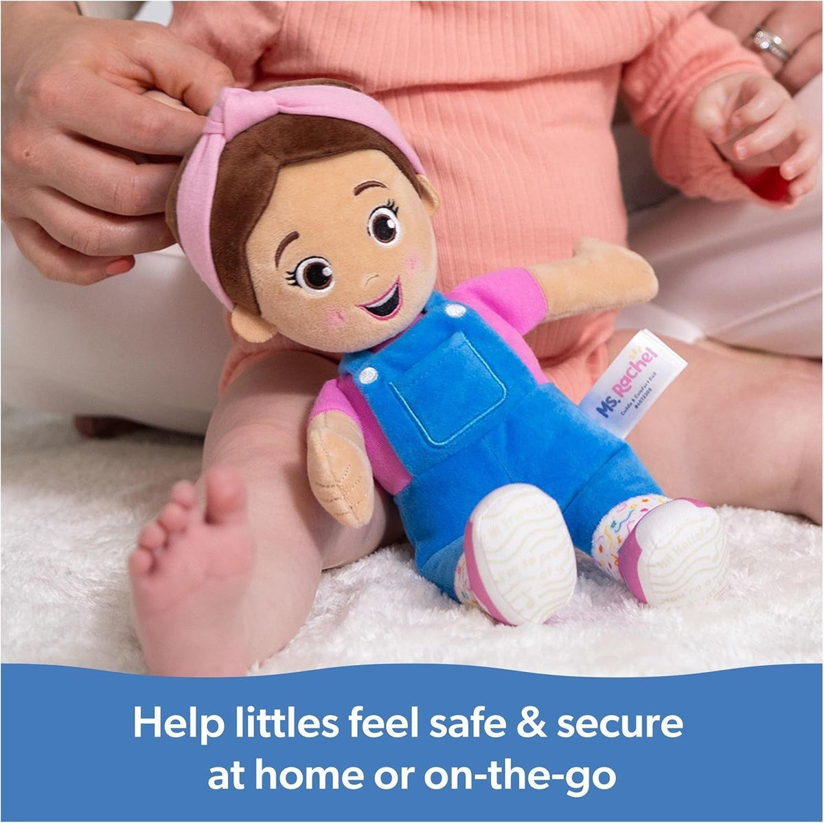 Cuddle & Comfort Doll 11-in Premium Plush, Ages 6 Months to 3+