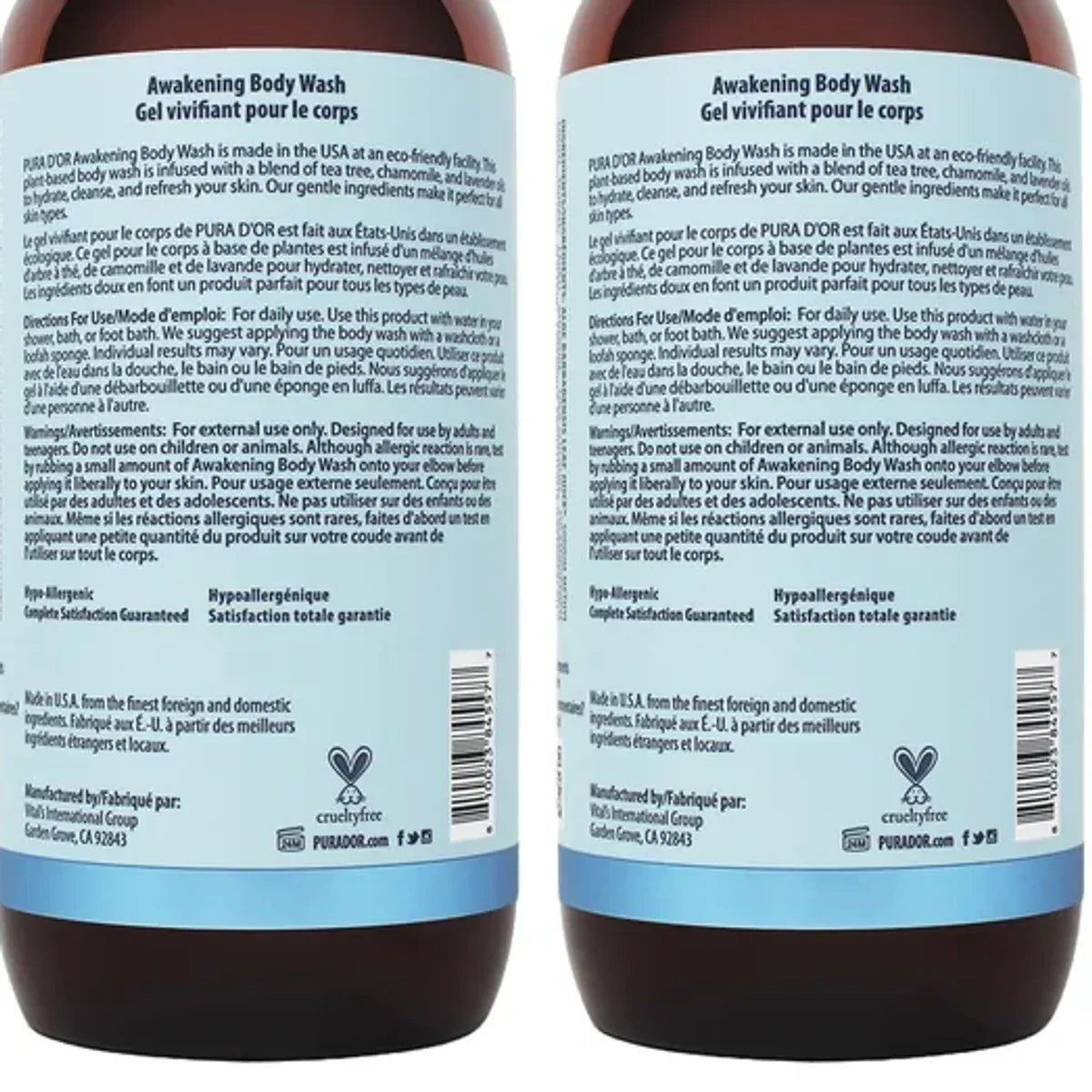 Awakening Body Wash, 2 x 709 mL
