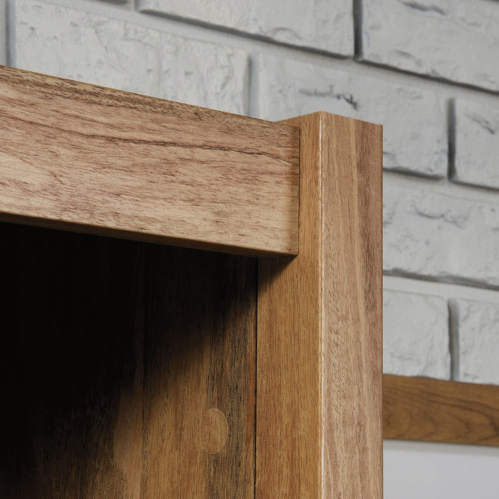 Cannery Bridge 3-Door Bookcase/Bookshelf Storage Cabinet, Sindoori Mango Finish