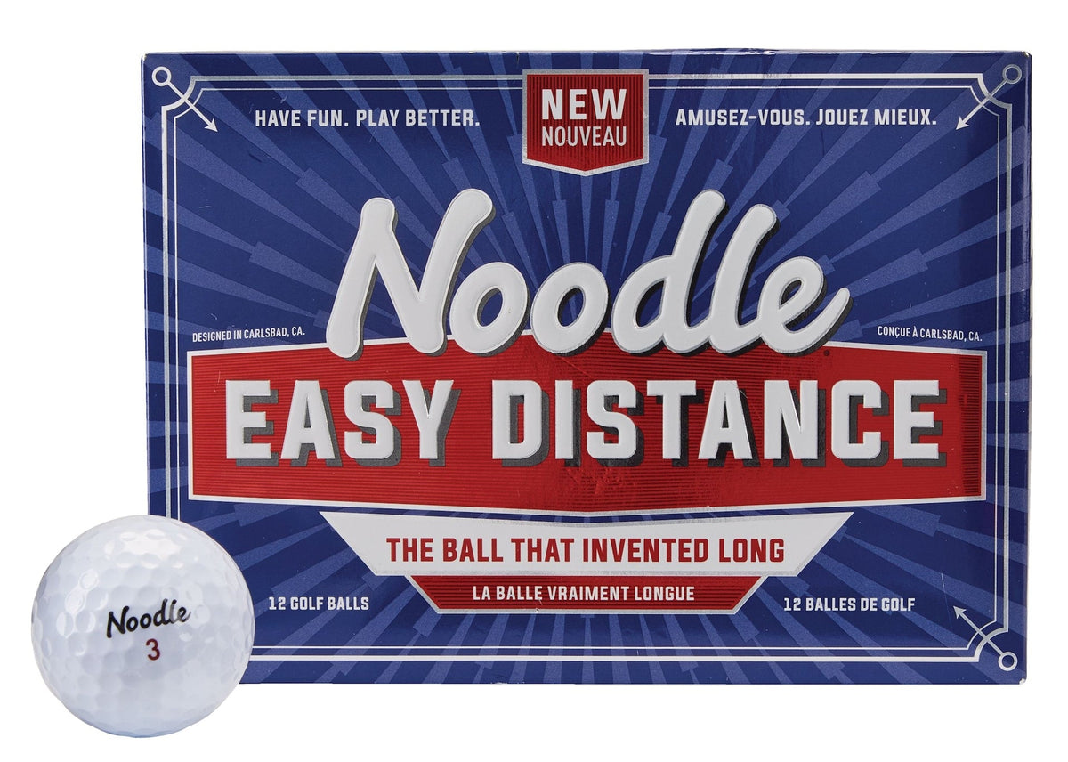 Noodle Easy Distance Golf Balls, White, 12-pk