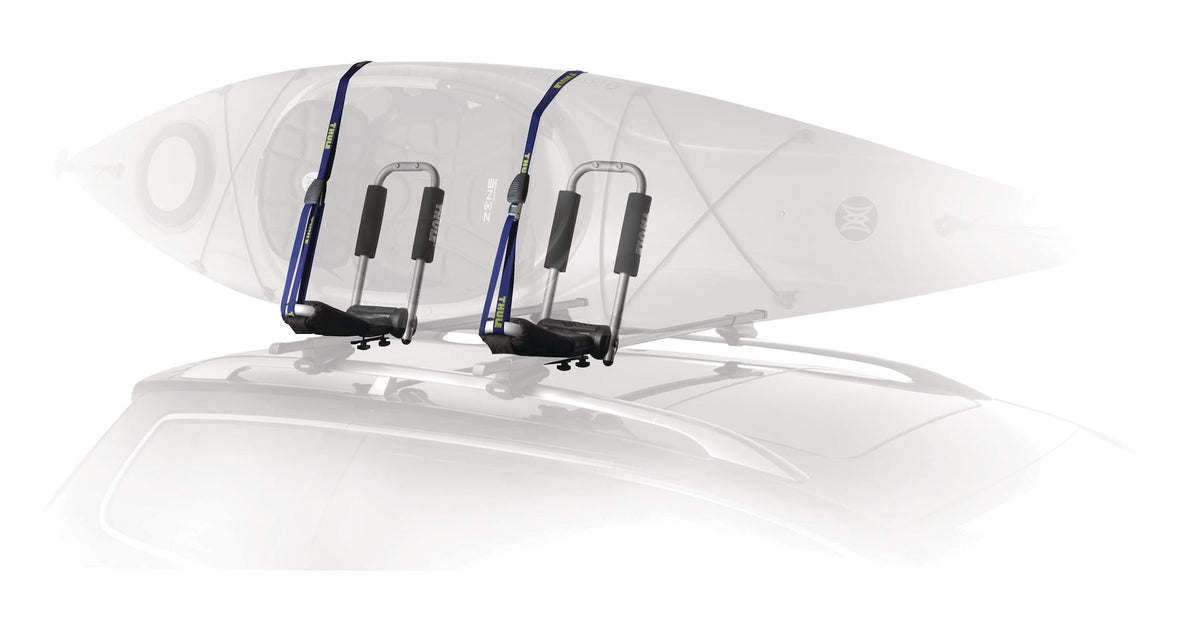 835 Hull-a-Port Pro Rooftop J-Stacker Roof Top Mount Kayak Rack, Adjustable, 34-in, 2-pc