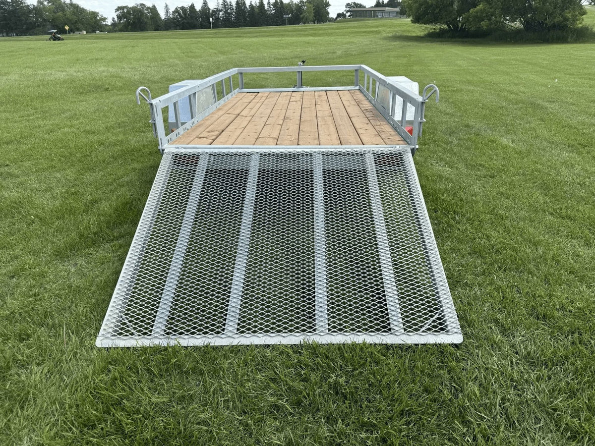 60-in x 10-ft Galvanized Utility Trailer