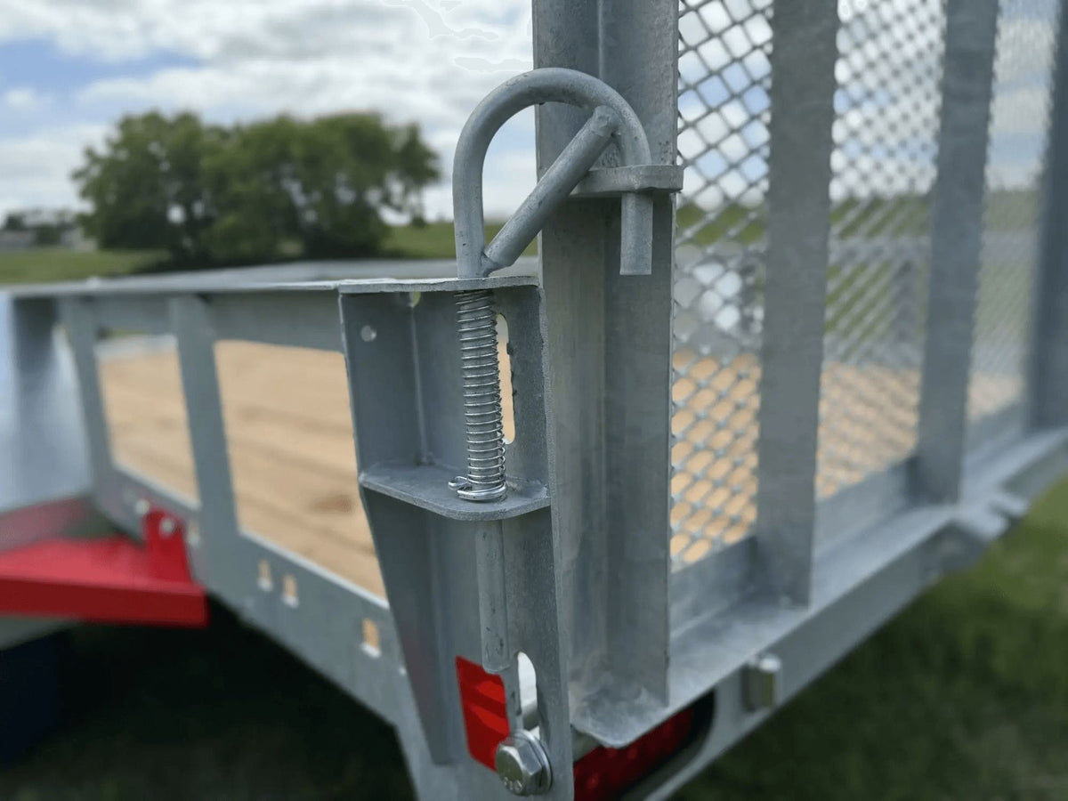 60-in x 10-ft Galvanized Utility Trailer