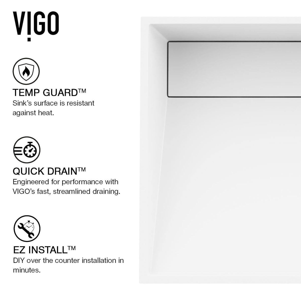 Starr Glass White Bathroom Sink/Basin Set with Gotham Faucet and Rectangular Composite Vessel