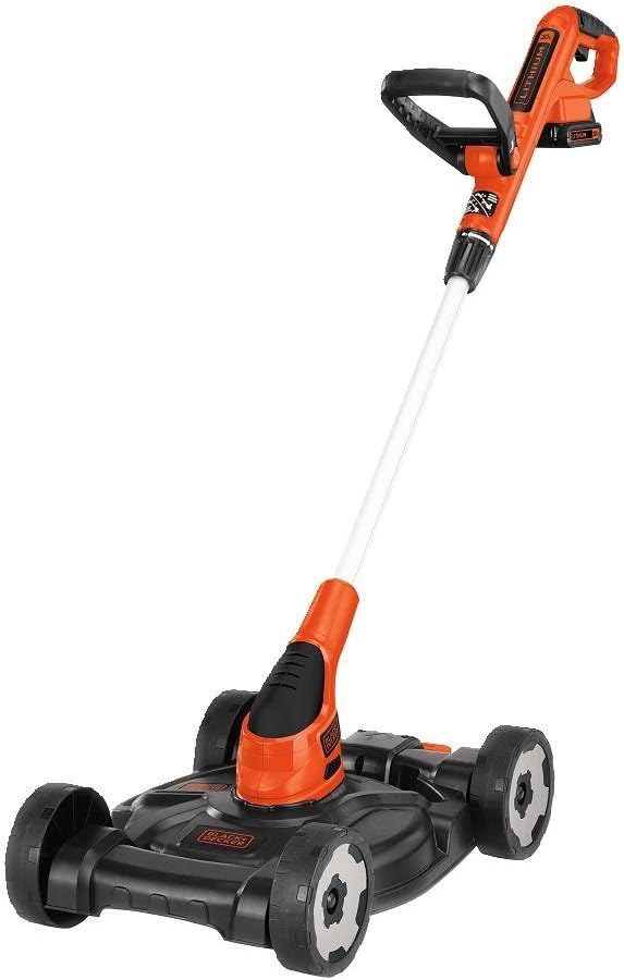 Combination String Trimmer, Lawn Mower, and Edger, Cordless 3-in-1 F7227