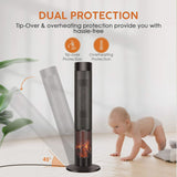 Airchoice 1500W 36 in Ceramic Tower Space Heater, 3 Heat Settings, Adjustable, for 300 sq ft