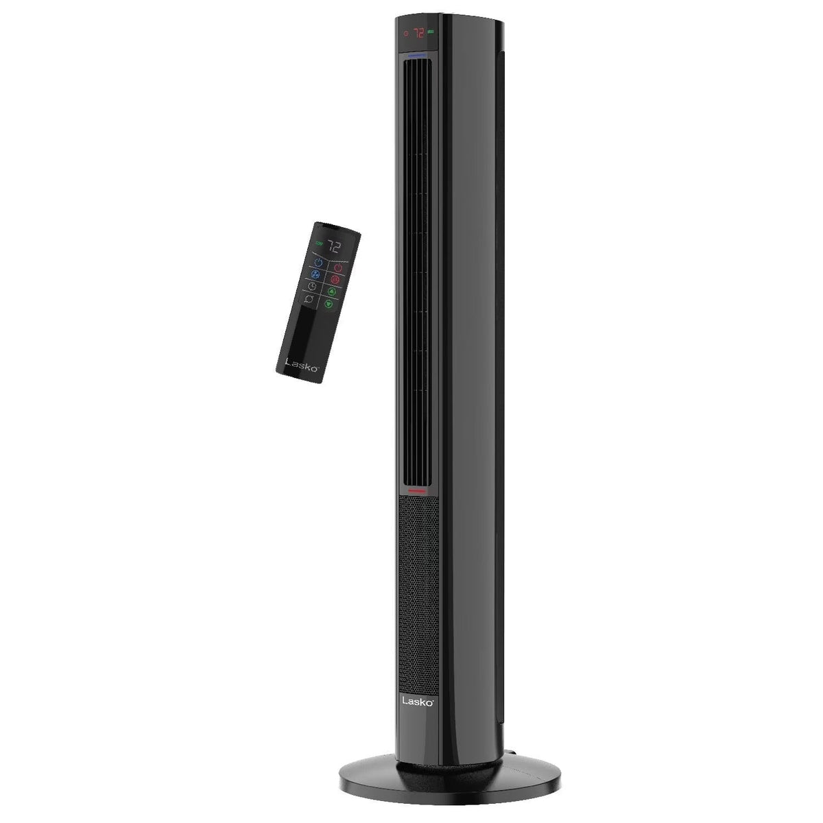 42 in 1500W All Season Tower Fan Space Heater with Timer and Remote, White, FH500