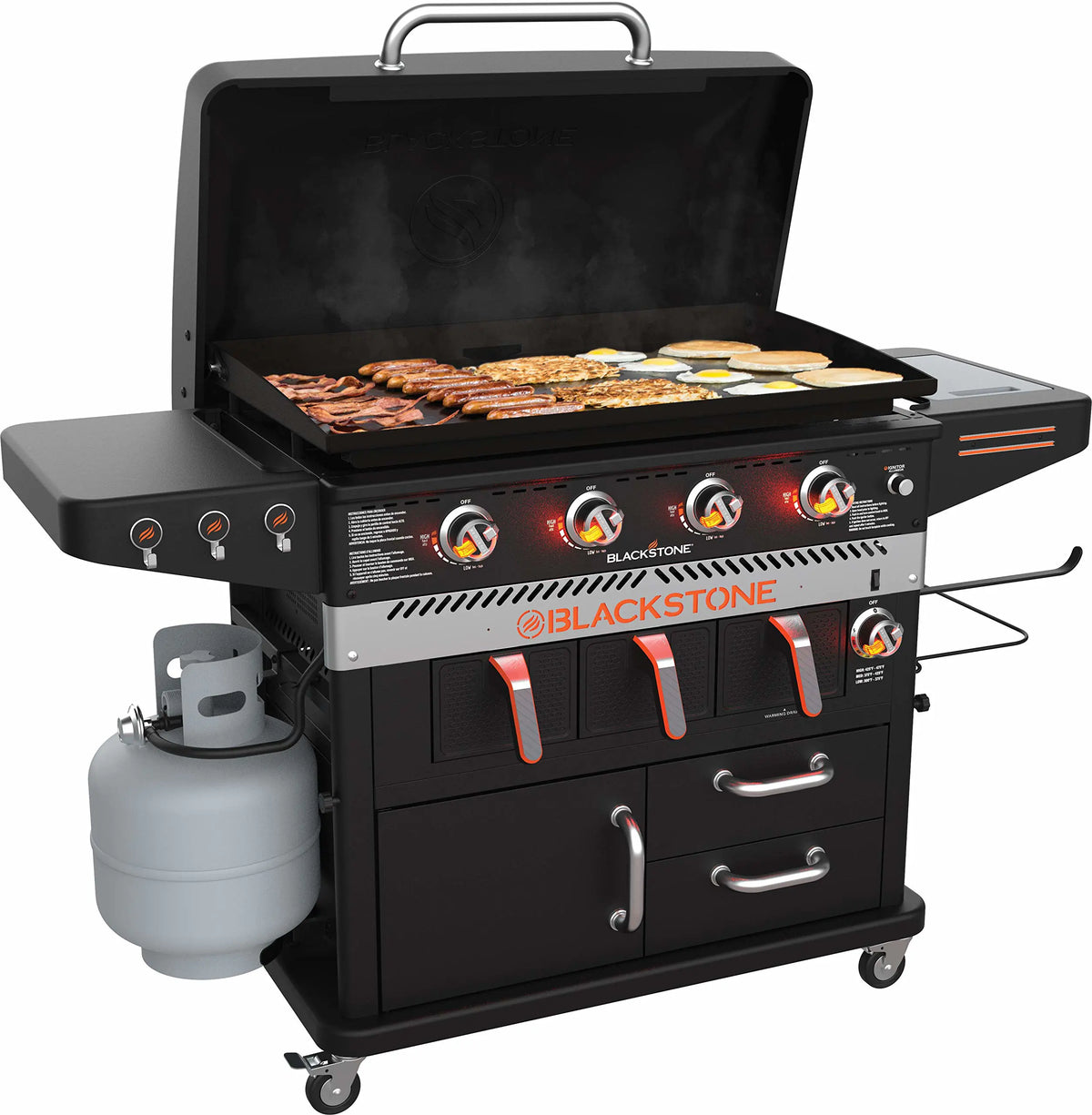 4 Burner and Air Fryer Combo - 36"