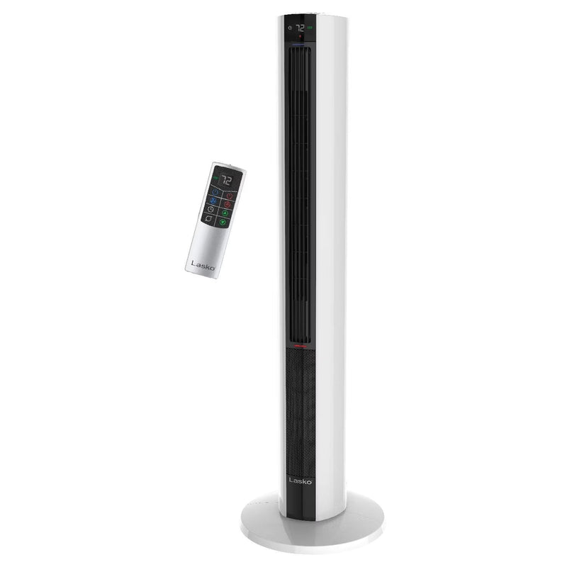 42 in 1500W All Season Tower Fan Space Heater with Timer and Remote, White, FH500 A1419