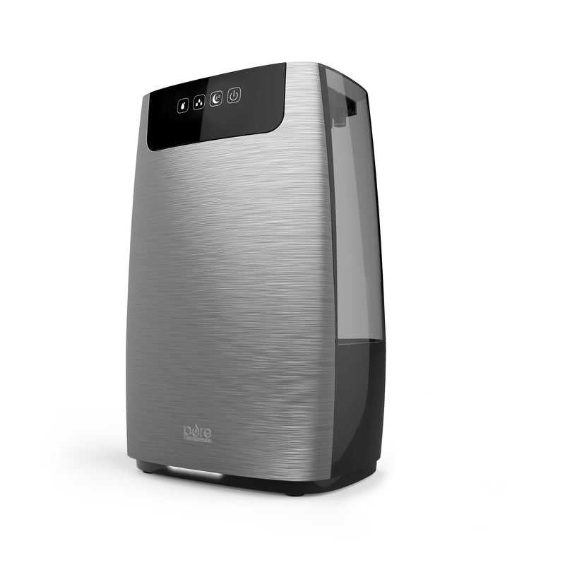 Enrichment HumeXL Ultrasonic Cool Mist Humidifier - Large, Easy-to-Clean Tank, High/Low Mist, 2 360 Mist Nozzles and Night Mode S2882