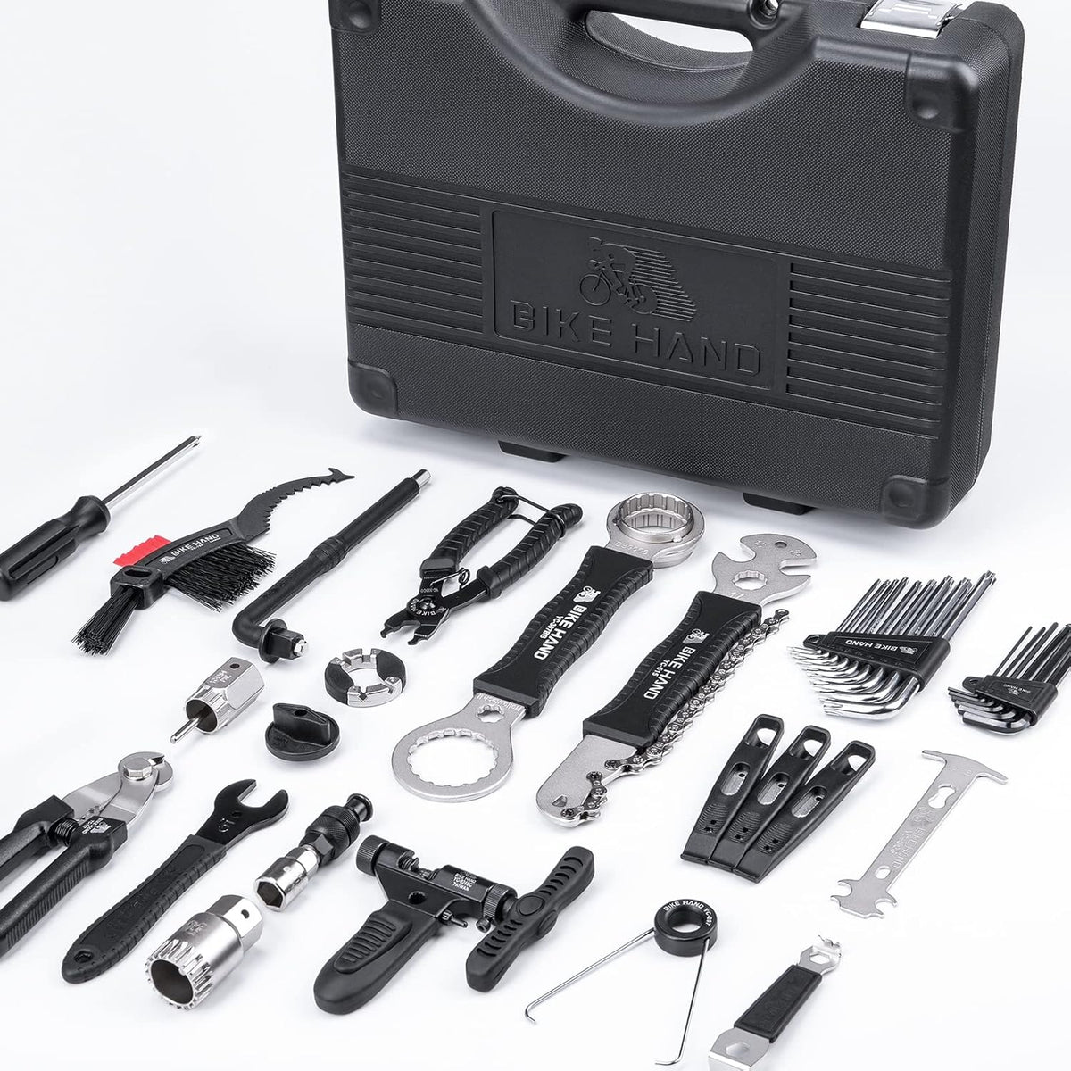Bike Bicycle Repair Tool Kit 34 Piece Multi Tool Bicycle Maintenance Set for Road Bikes and Mountain Bikes with Tool Box