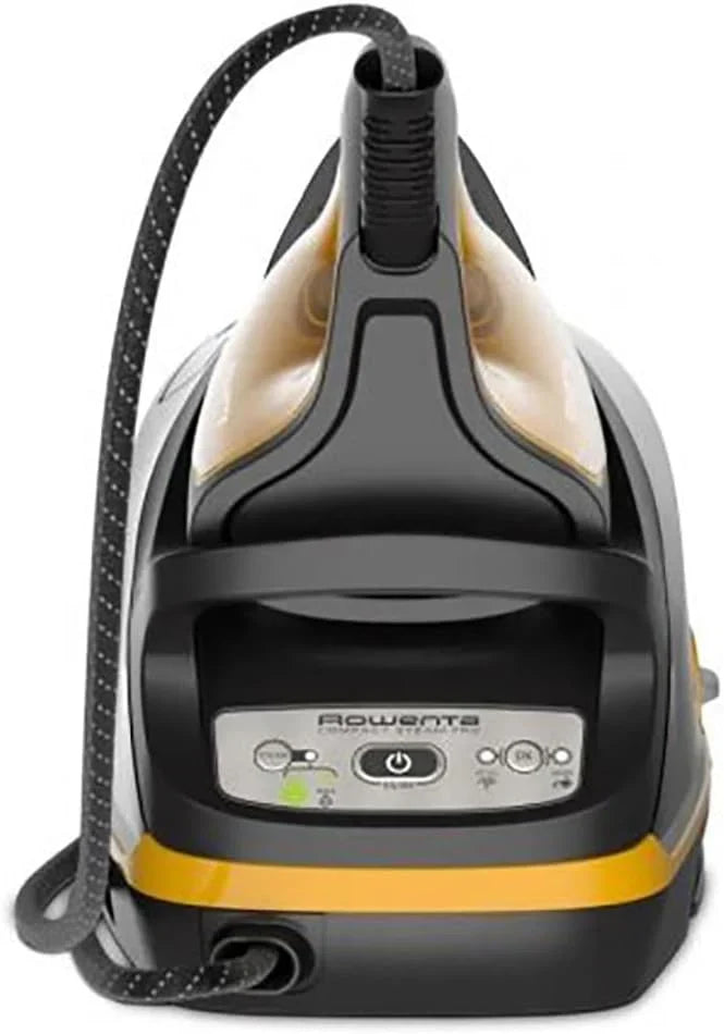 Steam iron, 2200 watts, 1100 milliliters, black/yellow
