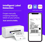 Wireless Shipping Label Printer - A Wi-Fi-enabled thermal label printer (size 4x6 inches), suitable for package shipping - Can be printed via AirPrint on iPhone, iPad, and Mac - Supports Windows, Chromebook, Android, and Linux systems