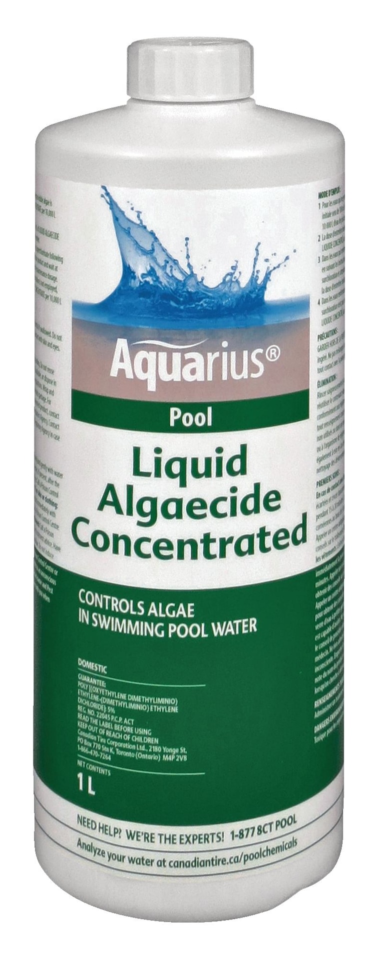 40% Liquid Algaecide Concentrated, 1-L V8129