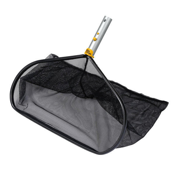 Deluxe Aluminum Swimming Pool Leaf Rake with Aluminum Handle H4528