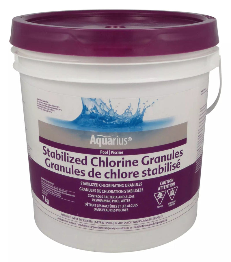 Pool Stabilized Granular Chlorine, 7kg S7676