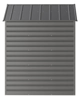 Select Galvanized Steel Storage Shed, Charcoal, 8-ft x 6-ft