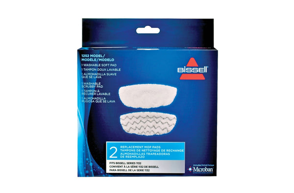 Bissell Symphony Replacement Steam Mop Pads, 2-pk X4380