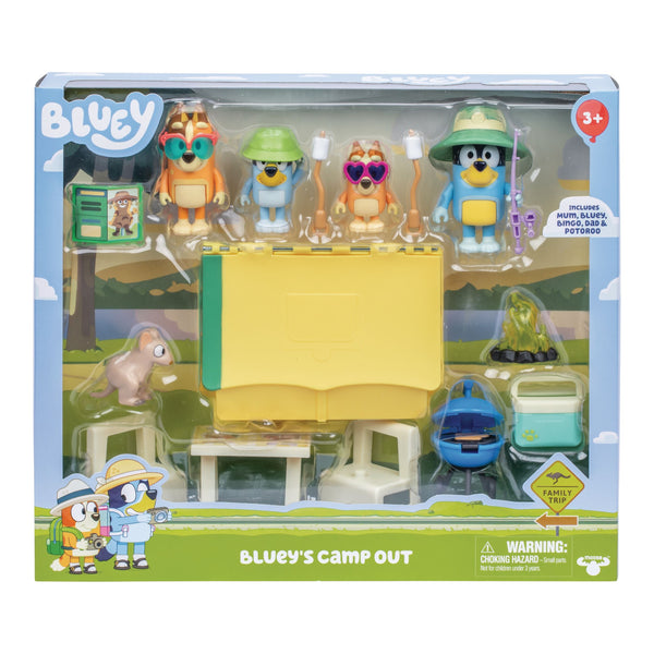 's Camp Out Playset with Figures and Accessories, 15-pc B1297